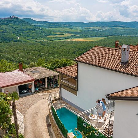 Holiday Home Belveder Motovun With Heated Pool Livade Ngoại thất bức ảnh